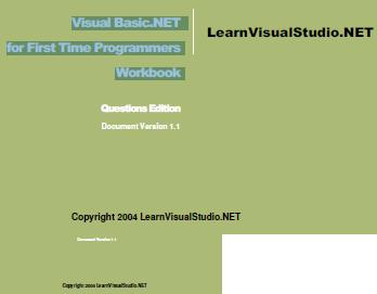 <b>Visual</b> <b>Studio</b> NET for first ti