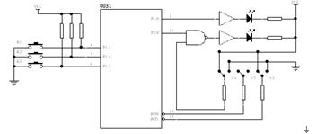 基于8031单片机控制的<b>数字钟</b>