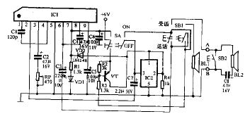 <b class='flag-5'>電子音樂</b>門鈴對(duì)講雙用計(jì)電路及<b class='flag-5'>制作</b>