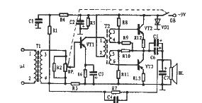 小功率<b class='flag-5'>音頻信號(hào)</b><b class='flag-5'>放大器</b><b class='flag-5'>電路</b>及制作