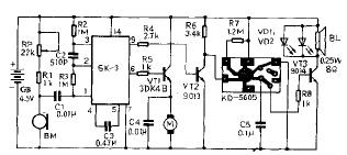 声控<b class='flag-5'>玩具</b>猫<b class='flag-5'>电路</b>及制作