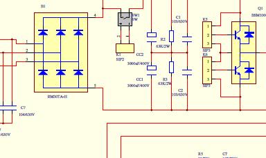 ZX7-500A<b class='flag-5'>逆</b><b class='flag-5'>變電焊機(jī)</b>電路圖