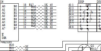 8051<b class='flag-5'>單片機</b><b class='flag-5'>數(shù)碼管</b>電路圖