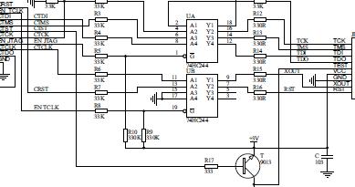 MSP430 <b class='flag-5'>JTAG</b><b class='flag-5'>仿真器</b>電路原理圖