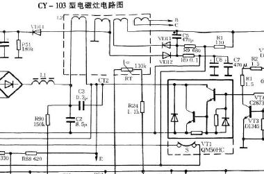 声宝<b class='flag-5'>CY</b>-103<b class='flag-5'>电磁炉</b>电路图