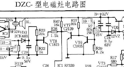 <b>百合花</b>DZL-<b>1</b><b>电磁炉</b><b>电路图</b>