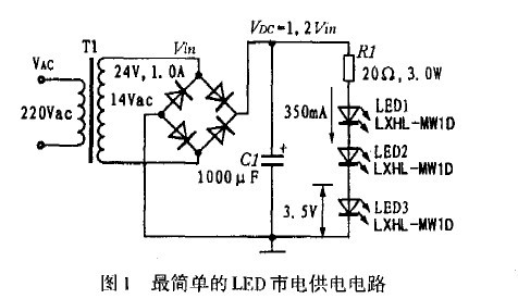 市电<b class='flag-5'>供电</b>的高<b class='flag-5'>亮度</b><b class='flag-5'>LED</b><b class='flag-5'>驱动</b>电路