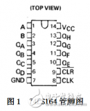 74LS164的管脚定义与<b class='flag-5'>89C52</b><b class='flag-5'>单片机</b>秒表的设计