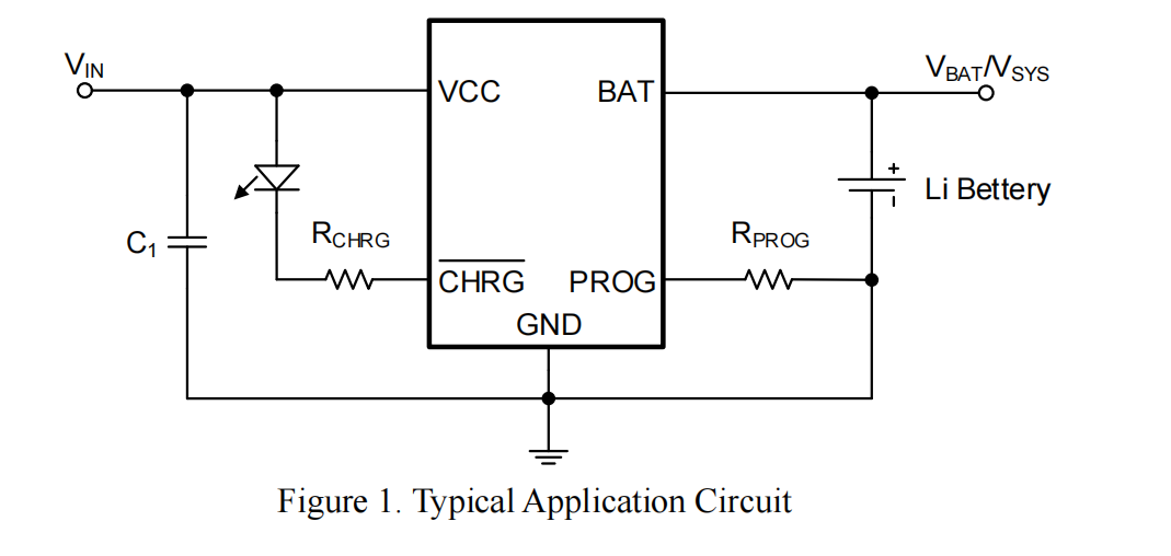 RY4054單機線性鋰離子充電器概述