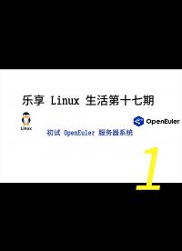 乐享 Linux 生活第17期—— openEuler 小试牛刀1