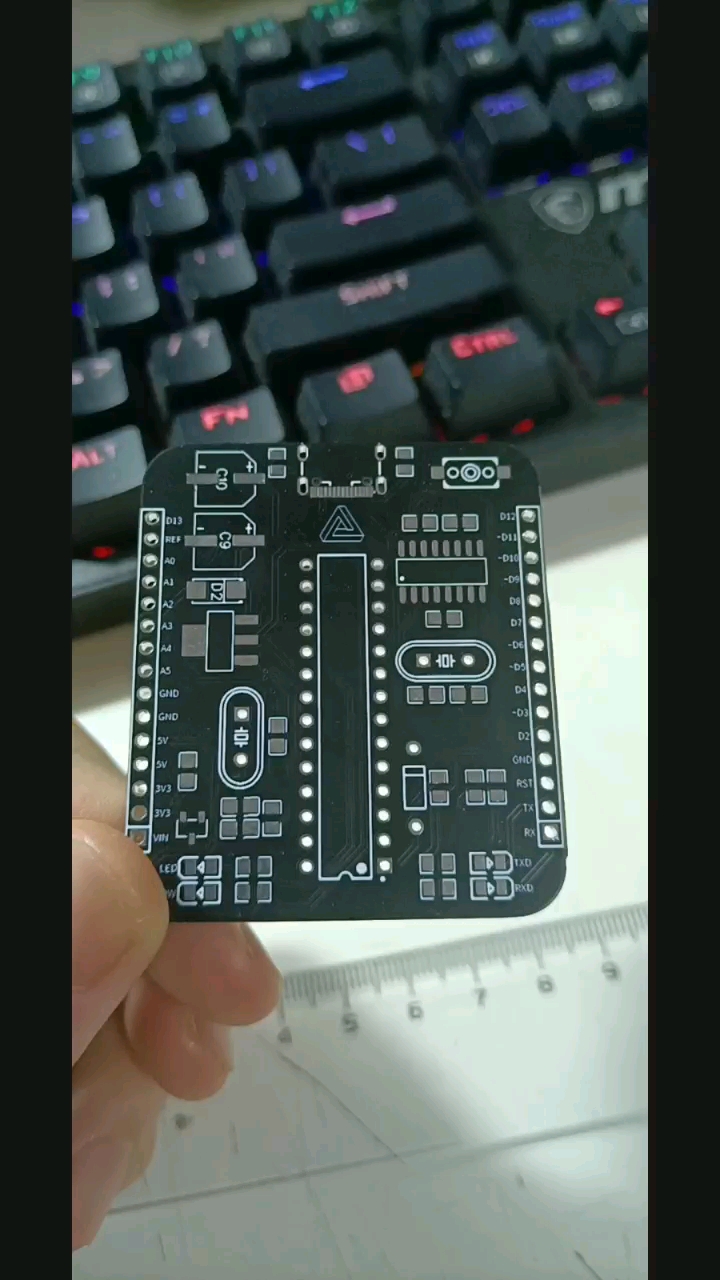 基于ATMega328p的AVR單片機pcbd打樣設計展示#pcb設計 