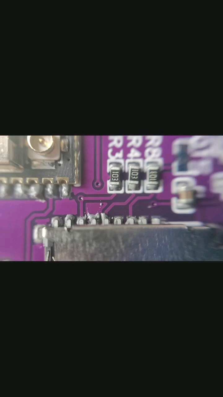 純手工錫漿貼片展示，比較粗糙