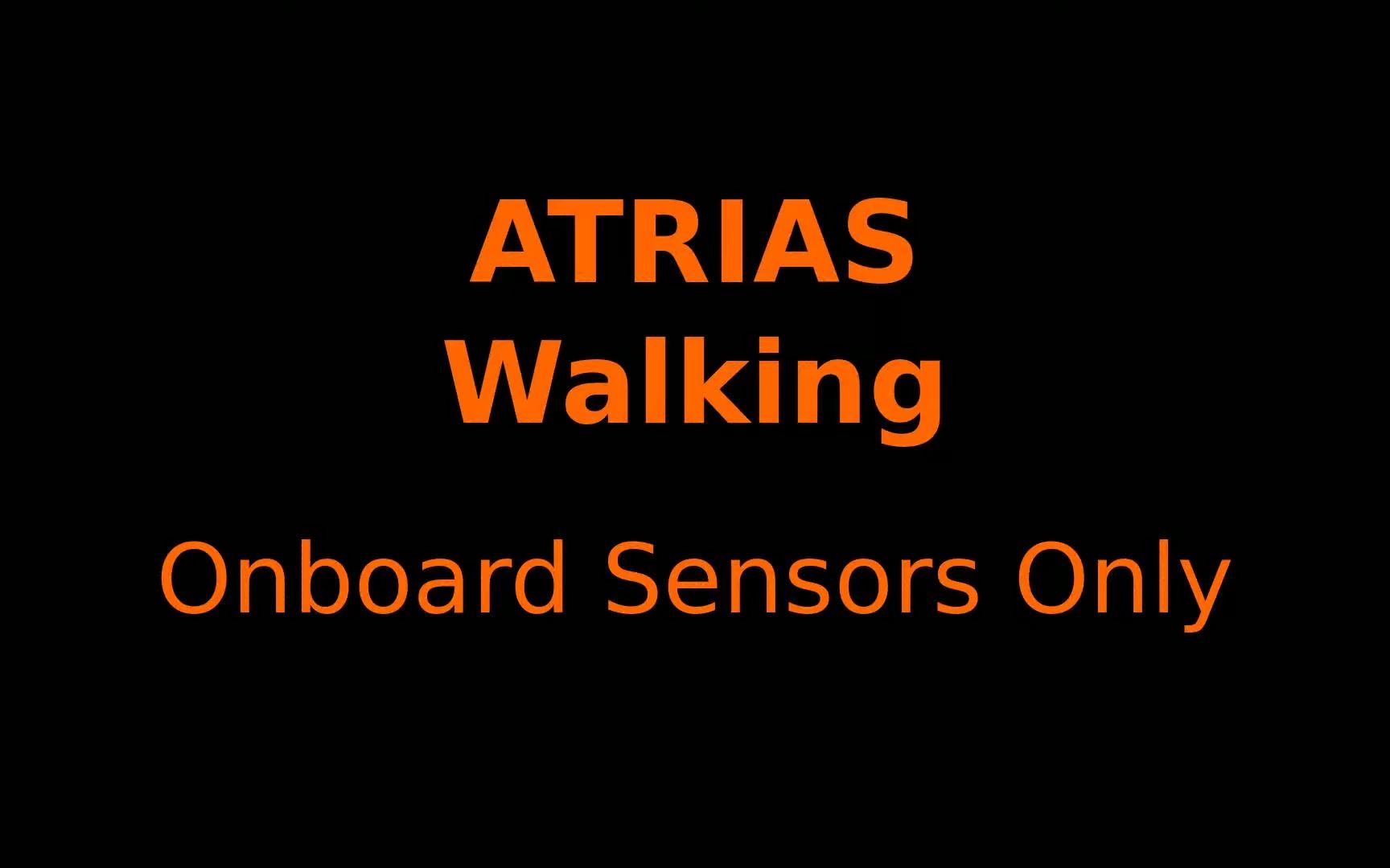 双足机器人ATRIAS 平面2D抗干扰行走 逆向行走-OSU