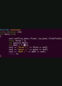 22/6/27。C++中的类型转换。