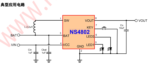NS4802多功能電源管理IC的產品介紹