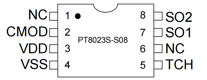 PT8023S電容式觸摸控制ASIC概述及特性