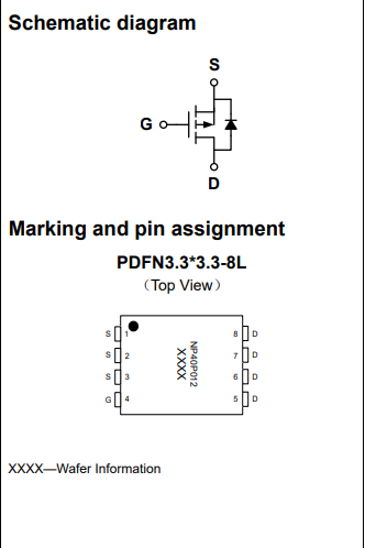 <b class='flag-5'>NP40P012</b>D3 <b class='flag-5'>12V</b> p<b class='flag-5'>通道</b><b class='flag-5'>增强</b><b class='flag-5'>模式</b><b class='flag-5'>MOSFET</b>