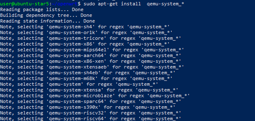 【賽昉科技昉·星光RISC-V單板計算機試用體驗】安裝QEMU并且運行openwrt