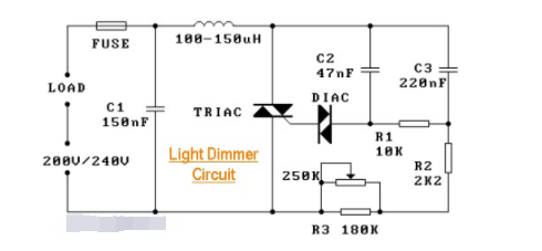 简单的<b class='flag-5'>220V</b><b class='flag-5'>调光</b>器<b class='flag-5'>电路</b>