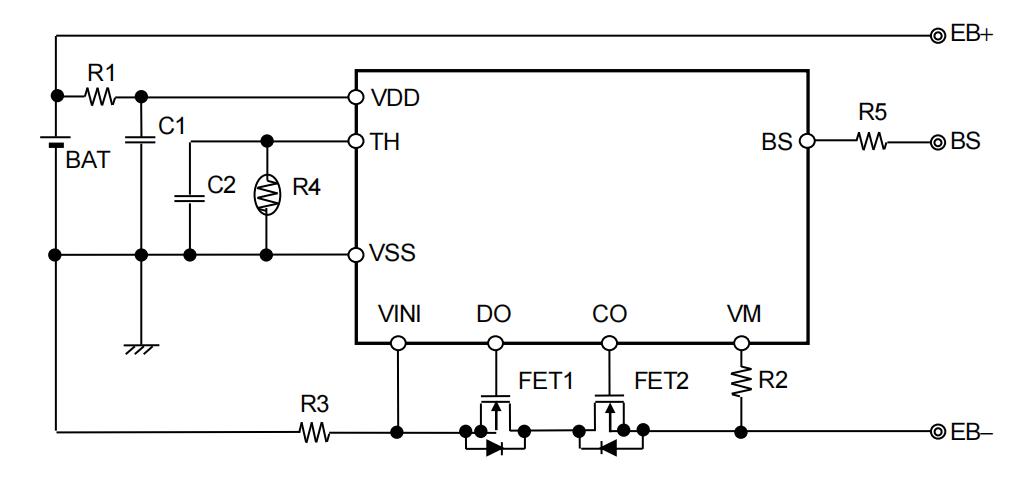 可监视电压的1节<b class='flag-5'>可充电</b>锂<b class='flag-5'>电池</b><b class='flag-5'>保护</b>电路