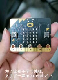 讓孩子也學編程，接觸電子。