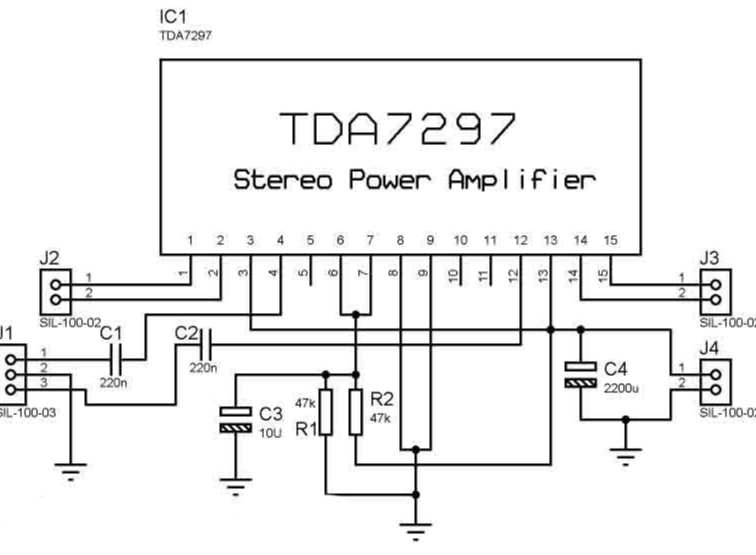 tda7297电路图图片