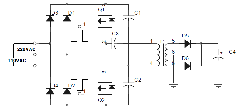 基于L6598諧振控制器的150W半橋式DC-DC轉換器方案