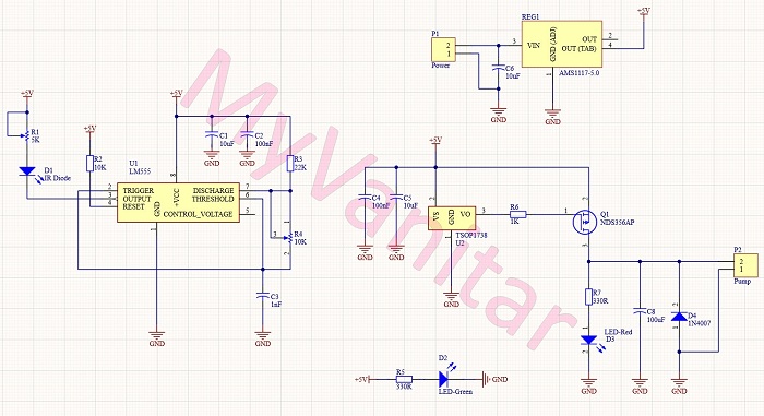 DIY洗手液/酒精分配器的PCB設計