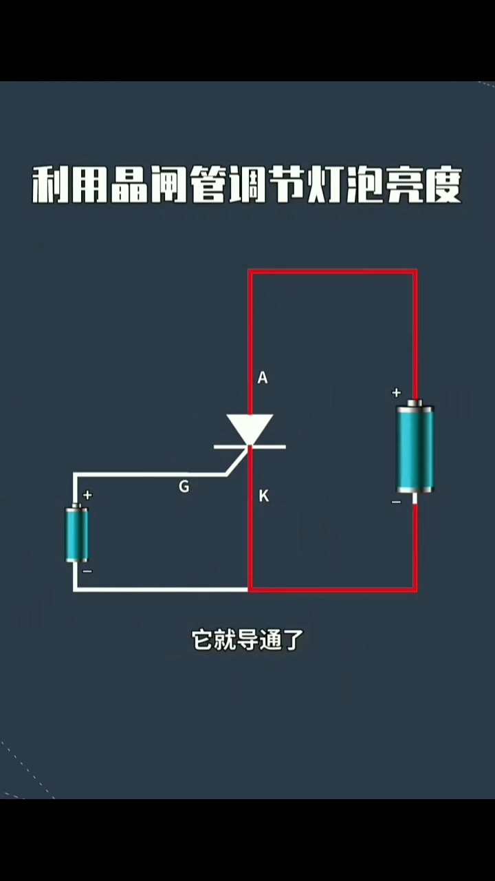 自制利用晶閘管原理調節燈的亮度