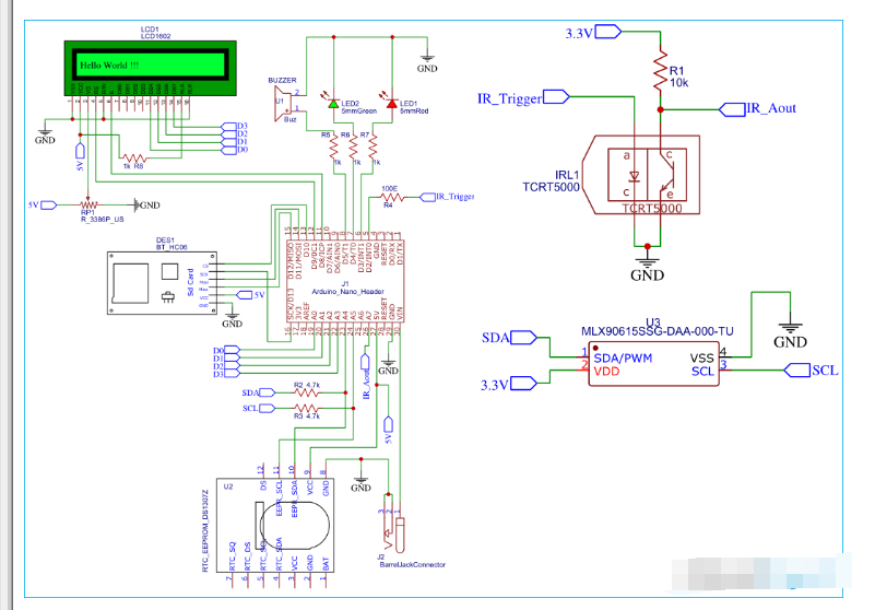 使用Arduino設計一個壁掛式紅外溫度計