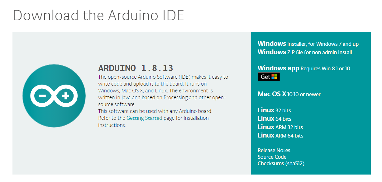 Arduino IDE 版本示意图