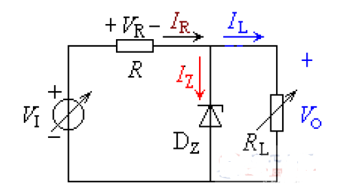 硅穩壓二極管穩壓電路原理說明