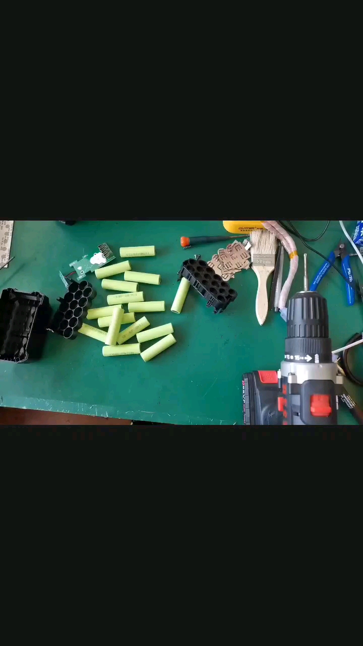 客戶定的15節電動工具電池套件！容量7.5安時 #鋰電工具#硬聲創作季 