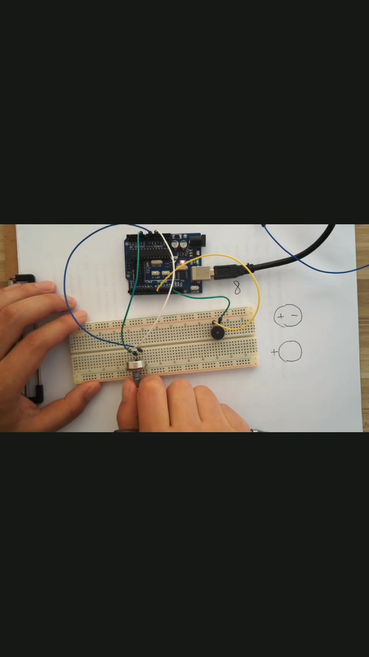 #硬聲創作季 蜂鳴器講解，用旋轉電位器控制蜂鳴器
