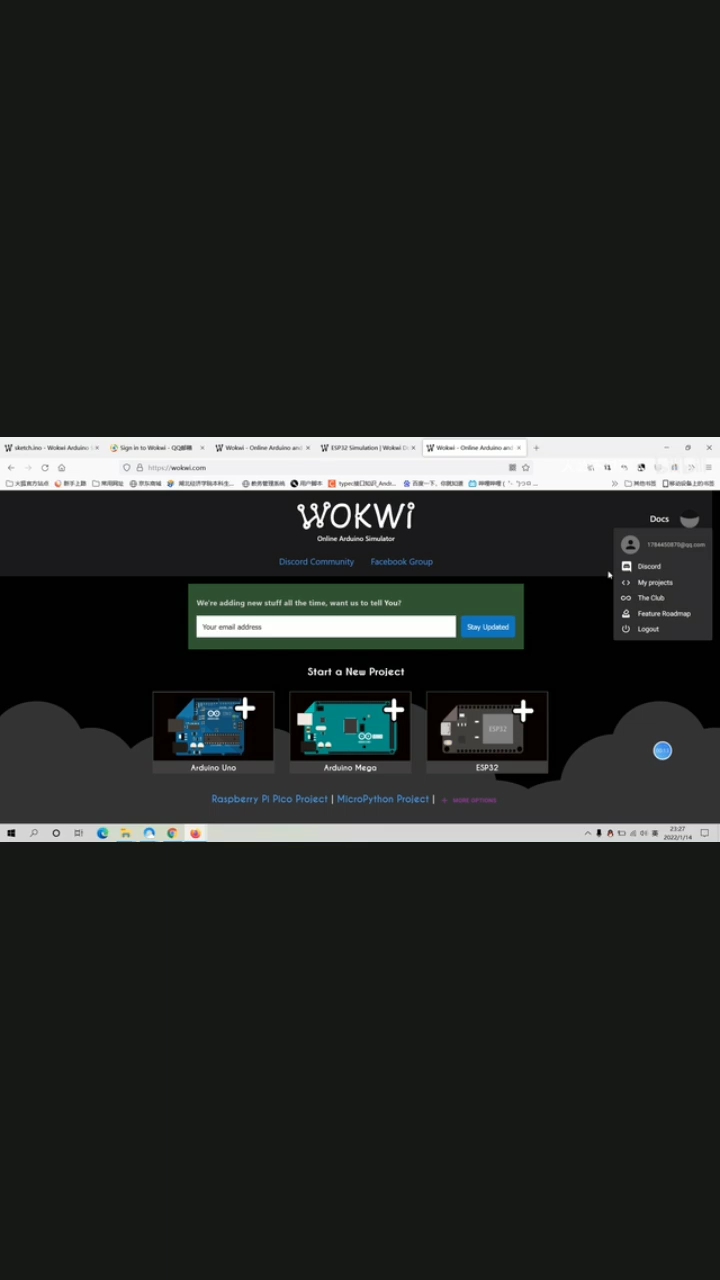 #硬声创作季 WOKWI仿真，用Arduino语法点亮一个led灯