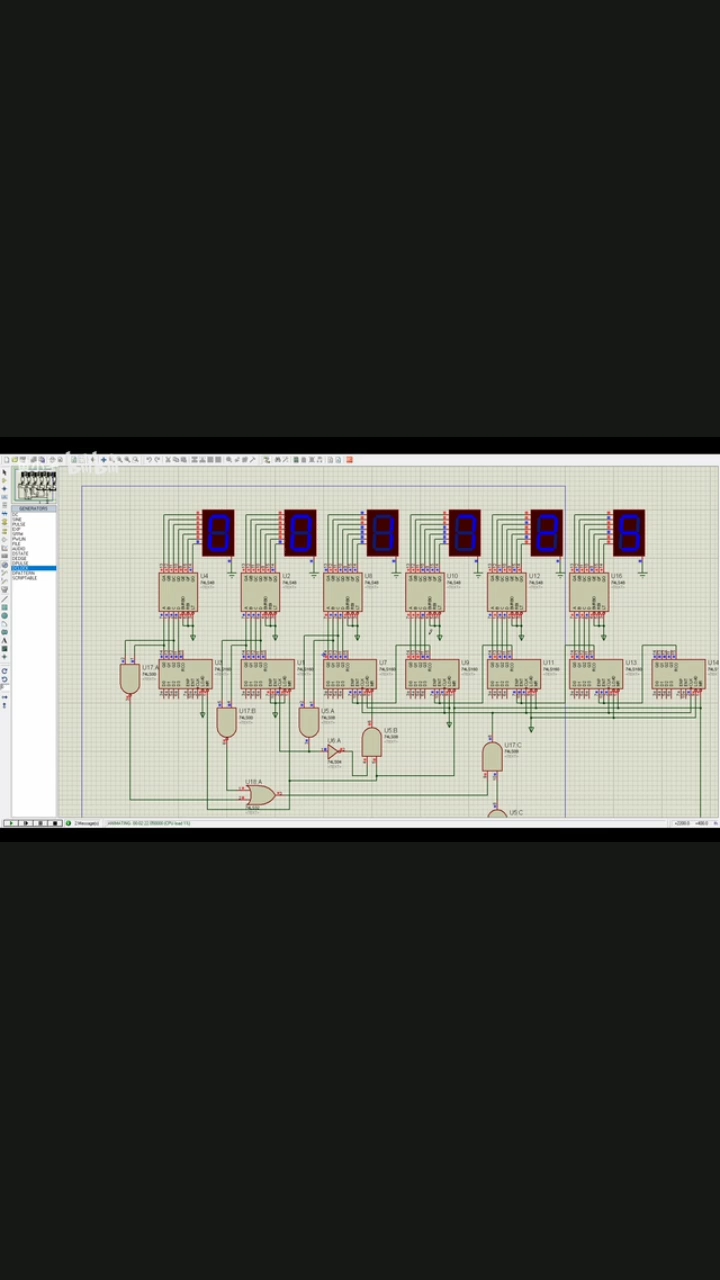 #硬聲創(chuàng)作季 protues仿真：數(shù)字電路秒表設(shè)計(jì)（3）