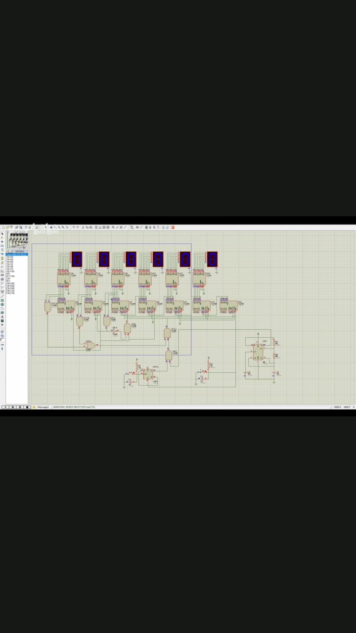 #硬聲創(chuàng)作季 protues仿真：數(shù)字電路秒表設(shè)計(jì)