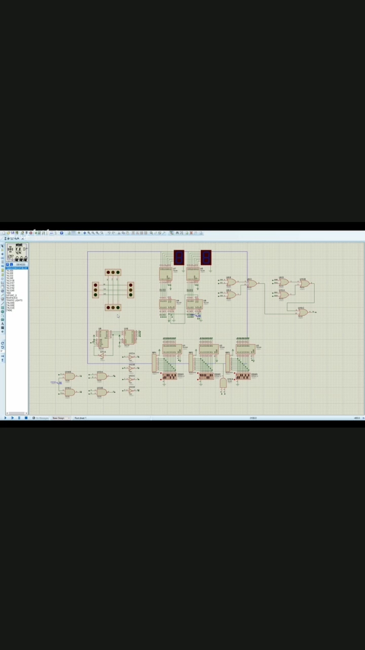 #硬聲創(chuàng)作季 交通燈控制電路設(shè)計protues仿真（1）