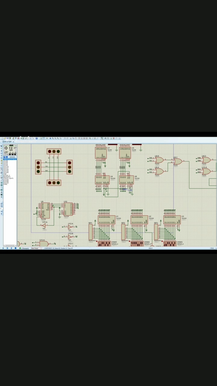 #硬聲創(chuàng)作季 交通信號燈電路設計protues仿真（4）