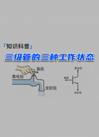 三極管的三種工作狀態#跟著UP主一起創作吧 #硬件設計遇到過哪些坑？ 