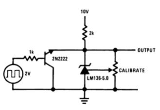 給大家分享一個5V方波校準(zhǔn)電路