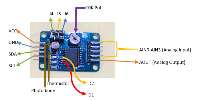 将PCF8591 ADC与Arduino连接的方法
