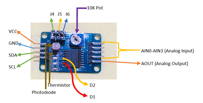 將PCF8591 ADC與Arduino連接的方法