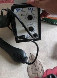 #硬聲創作季 倍思特858+熱風槍開箱，??還沒有用過熱風槍焊接元件呢！