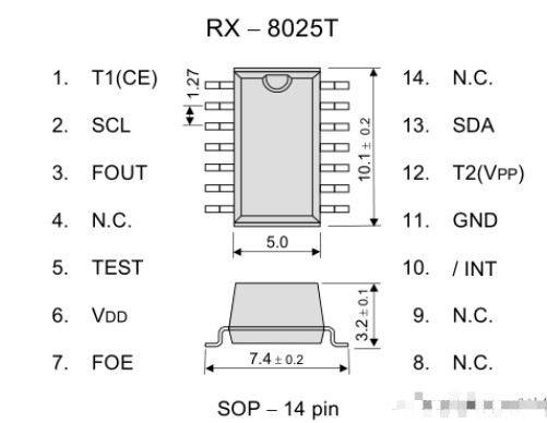 分享一颗RTC实时时钟芯片RX8025