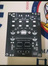#硬聲創作季 自己第一塊甲類功放，從PCB打板到元器件的采購到焊接都是自己完成的，這要感謝HACK實驗室的開源
