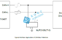 TVS管 NUP2105LT1G CAN總線用ESD保護抑制器