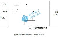 TVS管 NUP2105LT1G CAN總線用ESD保護(hù)抑制器