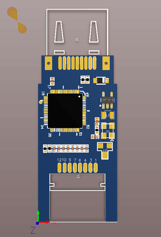 CS5801 HDMI转DP转接板正面.png