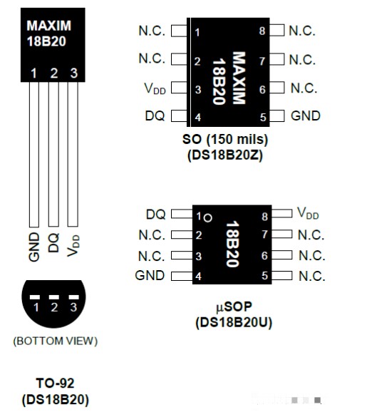 DS18B20數(shù)字溫度傳感器簡(jiǎn)介